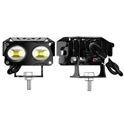 Dual-Eye Motorcycle Auxiliary Spotlight, Motorcycle headlights, headlights