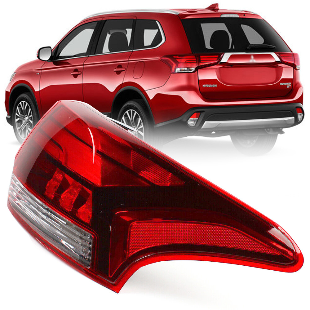 Aplicable a Mitsubishi 16 / 17 / 18 / 19 Outlander semieconjunto de lámpara trasera, caja de lámpara de marcha atrás, cubierta de lámpara de freno izquierda y derecha