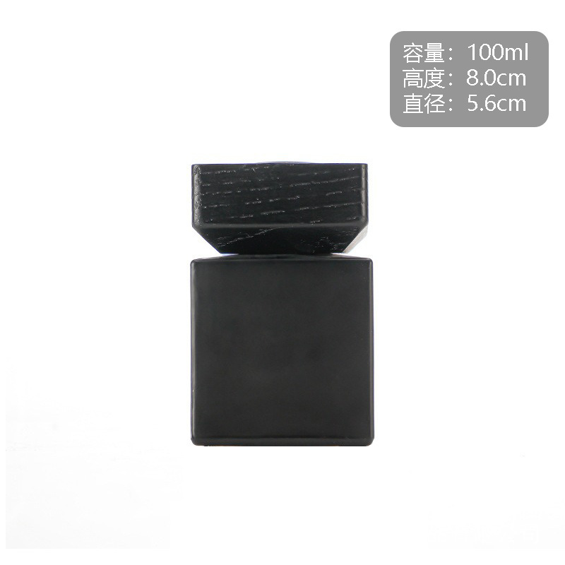 Botella de fragancia cuadrada de color 50ml 100ml botella de fragancia hotel adorno botella de fragancia de alta calidad de caña flor seca botella