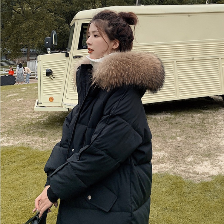 Women's Clothing winter coats jacket for women winter new version medium and long bag coat loose cotton coat thick cotton jacket_voghion.com