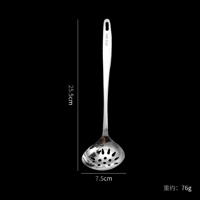 304ステンレスの火鍋のスプーンのハート型のスプーンのスープの殻のセットのスプーンの火鍋のスプーンの家庭用ホテルの油のスプーンの調理器具|undefined