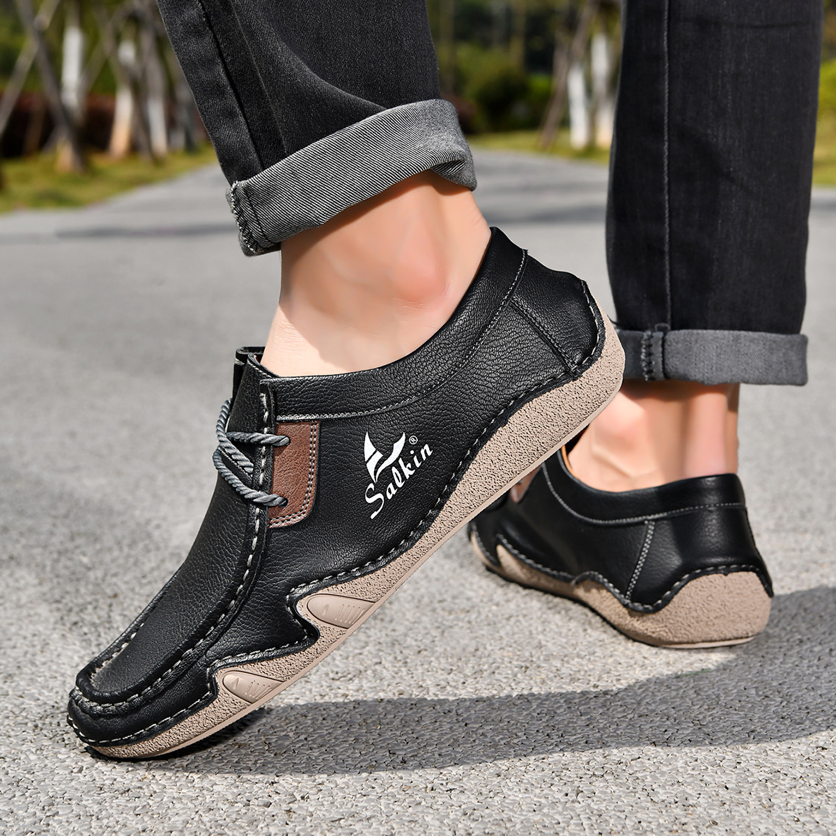 Scarpe casual da uomo low-top modello martin con polpo_voghion.com