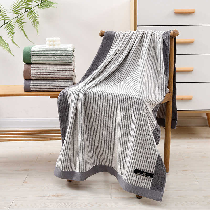 Bath Towel for Home Use, Cotton Blend Absorbent Towel, 2025 New Model, Unisex Adult Bath Towel, Thickened Large Bath Towel