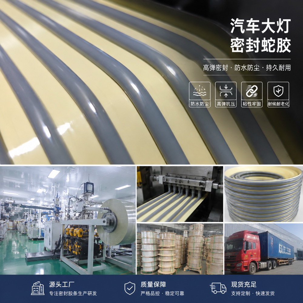 Butyl Sealant for Car Headlights, Dual-Lens Sealing Strip for Civic Models 16-21, Yokohama No. 1