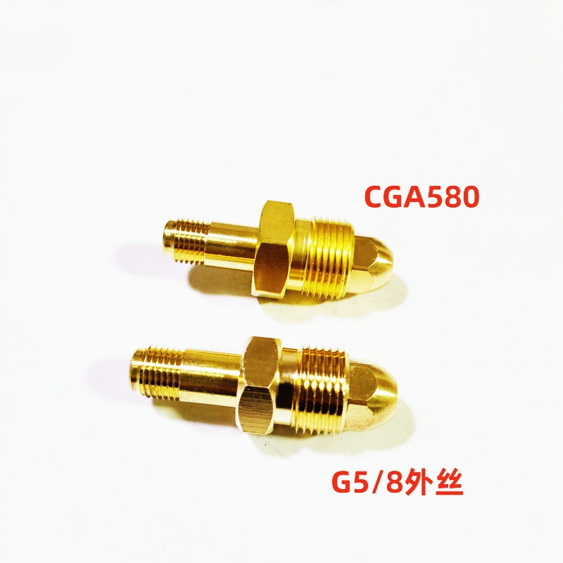 Производители поставляют медные гайки G5/8 медные гайки и впускные стержни CGA580