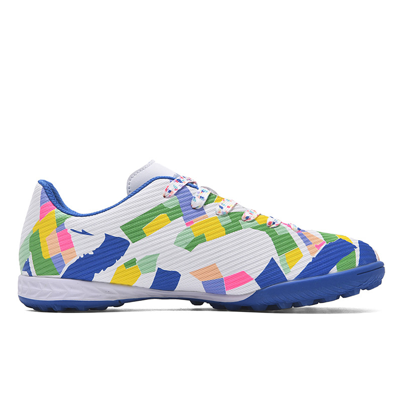 Scarpe da calcio basse transfrontaliere in erba sintetica TF, AG, in pelle, per uomo, donna, bambino, adolescente._voghion.com