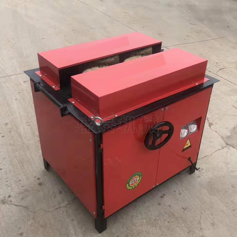 方管圆管双面除锈机雨淋钢筋翻新除锈机废旧方管圆管双面除锈机