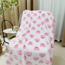 秋冬办公室午睡毛毯牛奶绒多功能双面暖绒盖毯法兰绒保暖学生毯子