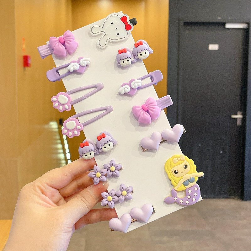 Clip de verano Corea del Sur lindo traje roto horquilla Accesorios para el cabello para niños