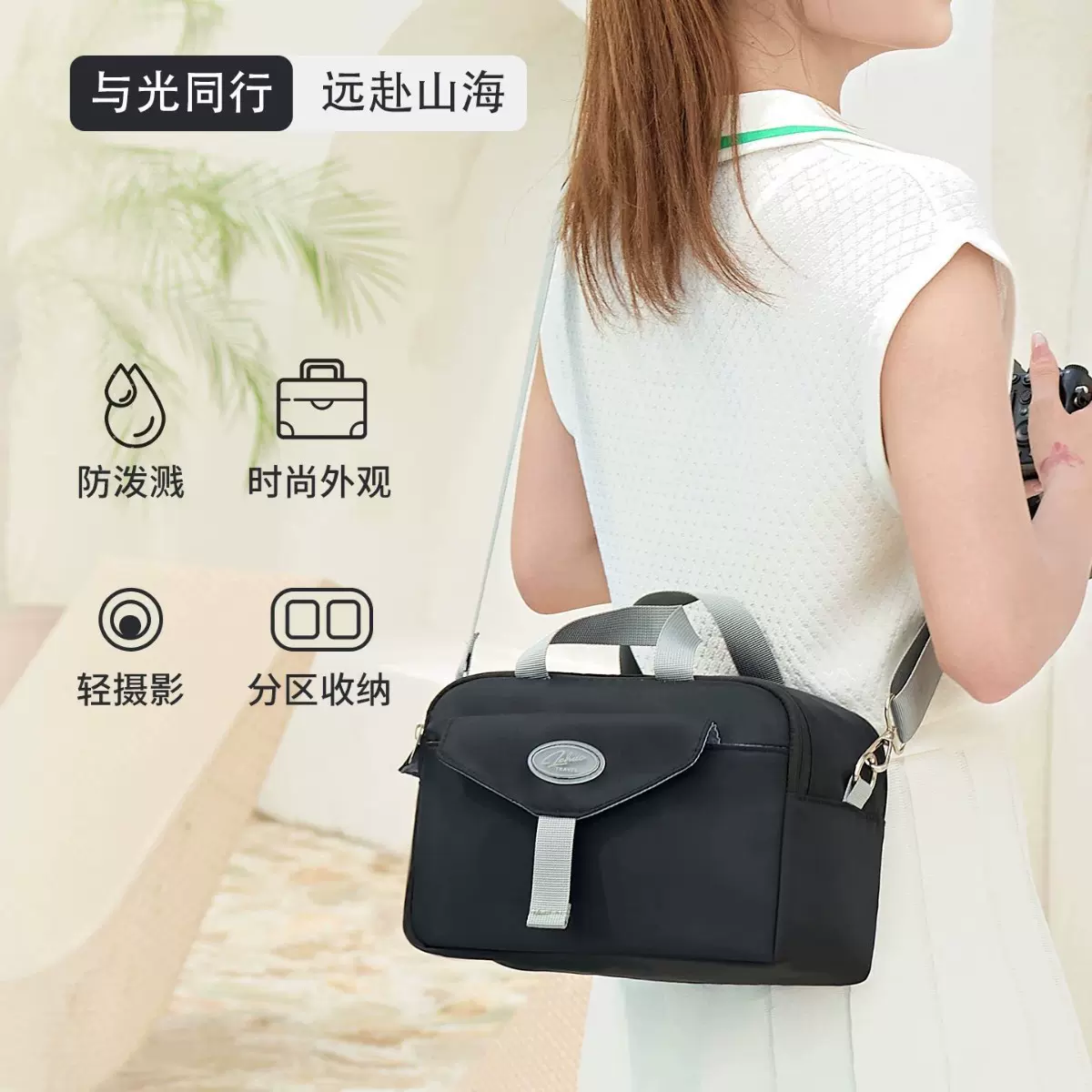 多功能单反相机包拍立得收纳包包相机内胆包保护套摄影包尼康富士