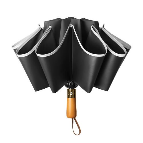 Fully automatic large folding reverse umbrella wholesale rain or shine vinyl umbrella sun protection UV umbrella gift umbrella