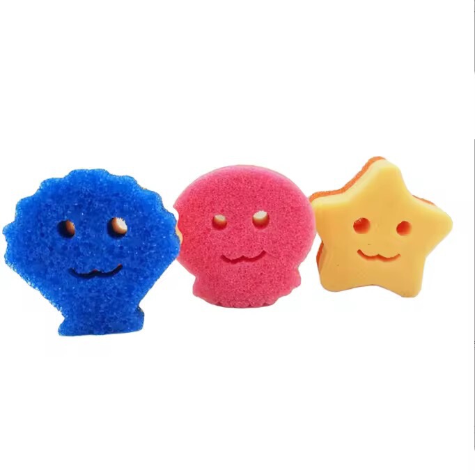 U.S. Shangchao Smiley Sponge Wipe Warm Sponge Magic Wipe Imitation Luffa Sponge U.S. Shangchao Smiley Sponge Wipe Warm Sponge Magic Wipe Imitation Luffa Sponge