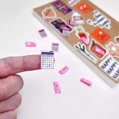 模擬ミニ文具ミニチュア鉛筆定規消しゴム定規モデル子供用ままごとおもちゃ小さな装飾品