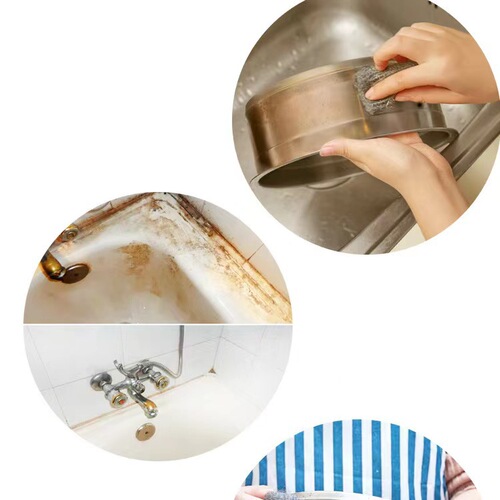 12 pieces of fine steel wool, multi-purpose steel wool polishing cotton, kitchen oil stain removal, rust removal and cleaning steel wool