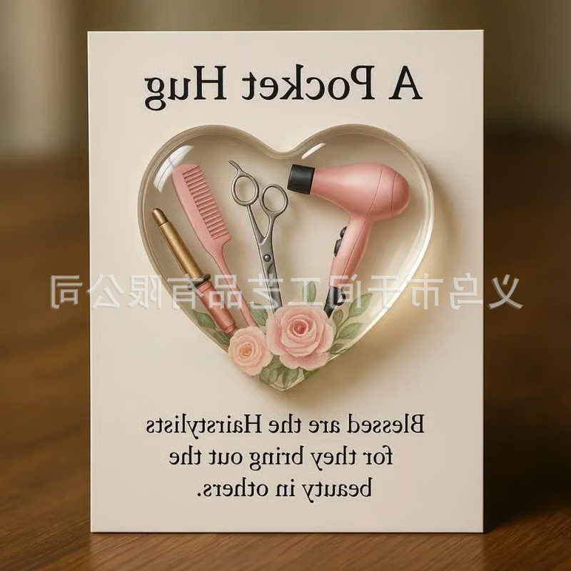 Colgante transfronterizo nuevo colibríes amor animal acrílico regalos de regalo de día de la enfermera regalos de día de San Valentín regalos 2D