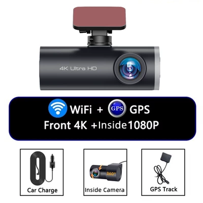 Mobile Phone Dual Lens, Gps – Driving recorder - v36-car-front-interior-gps-track