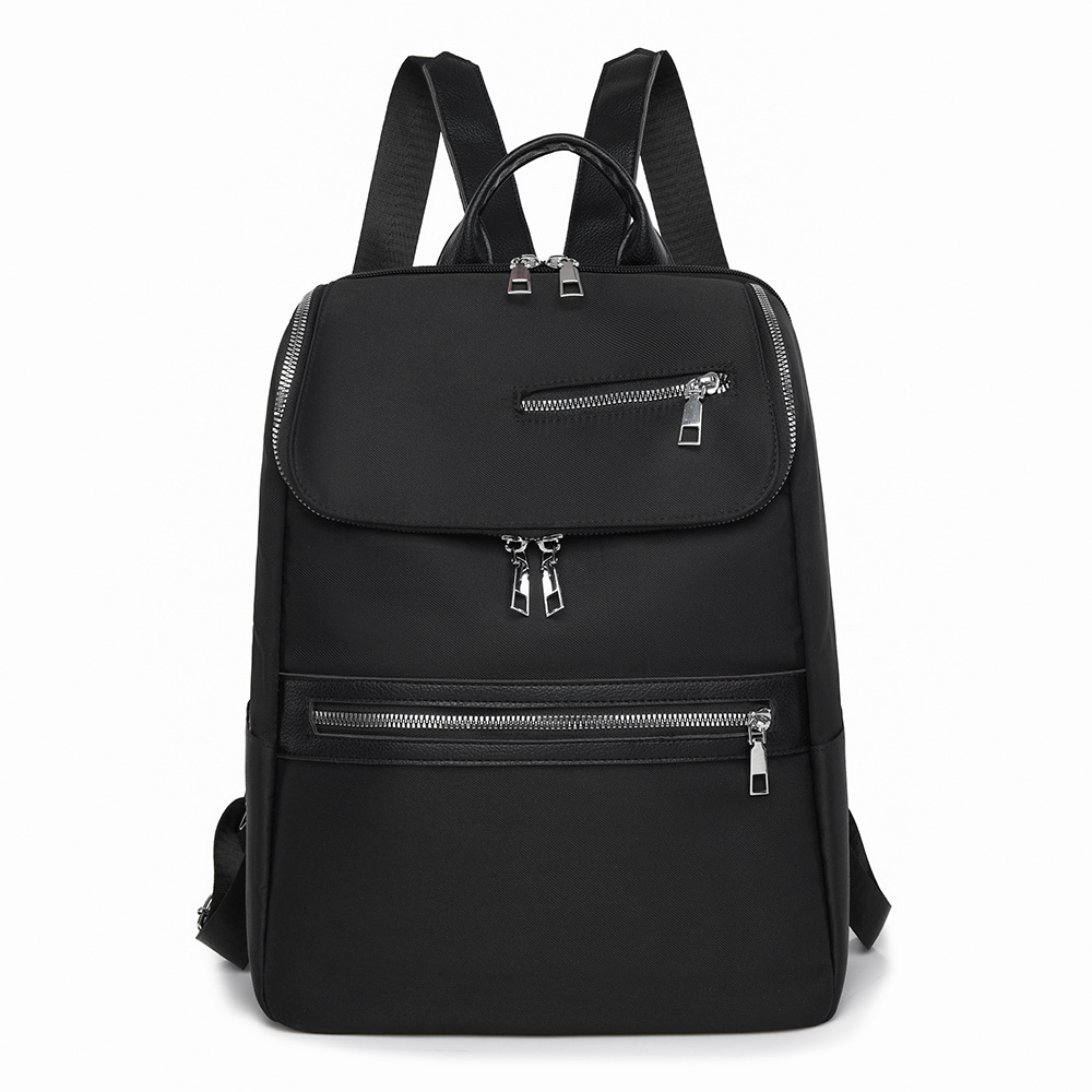 2024 nueva mochila de tela Oxford para mujer casual, mochila de computadora de viaje de gran capacidad de todo fósforo de moda al por mayor