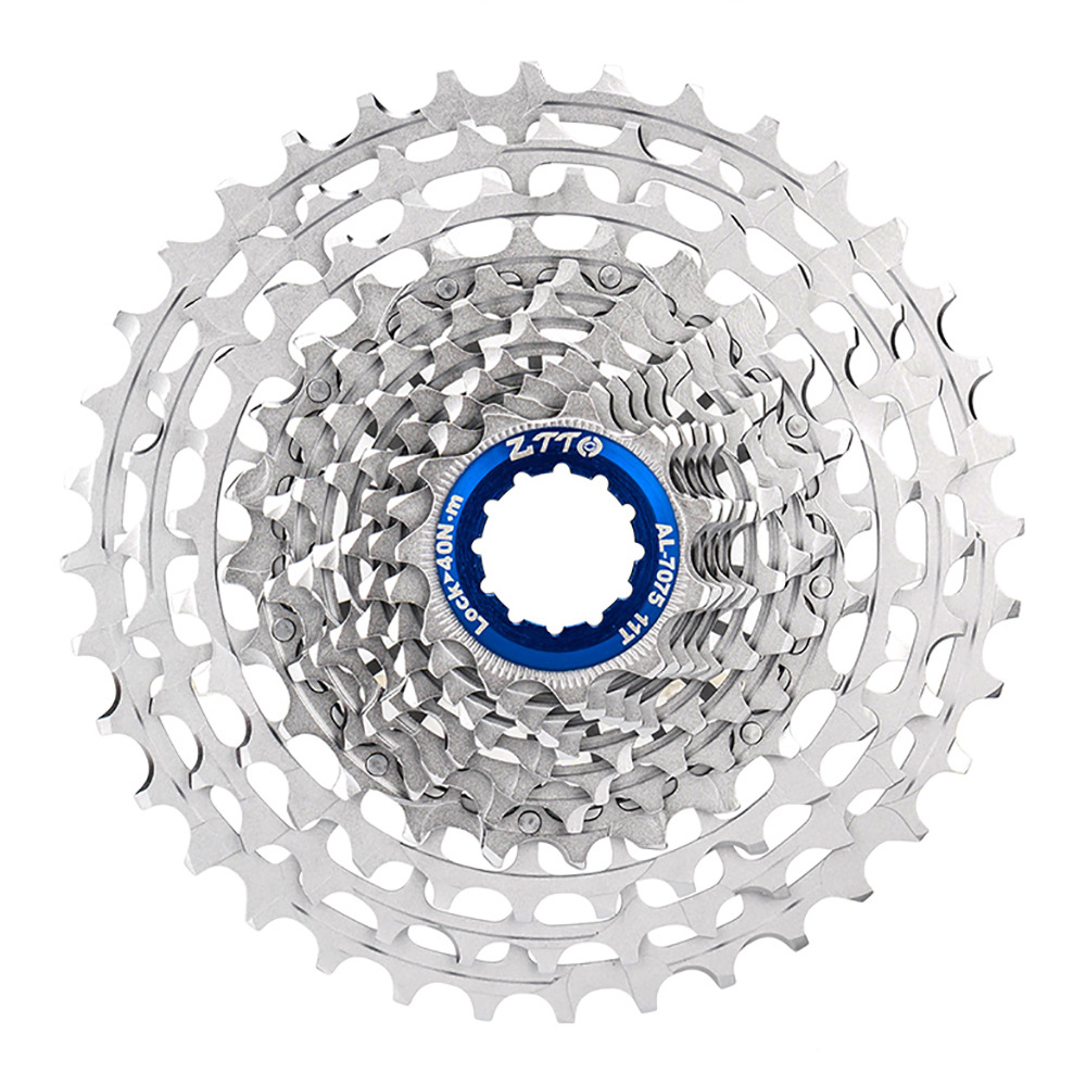 ZTTO Alta eficiencia y peso ligero 12 velocidades 28-36T volante de bicicleta de carretera todo en uno volante hueco de color todo en uno