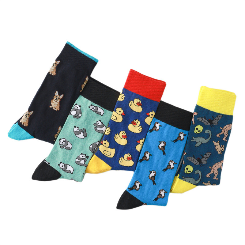65g Weight Socks Classification Socks Lingerie Type Cotton (more than 50%) Fabric Type A Pair Quantity Casual, Daily Occasion Animal, Color Block Pattern All Seasons Season Unisex Gender Casual, Cartoon Style Style A Pair Casual Cartoon Style Unisex Animal Color Block Cotton (more Than 50%) Crew Socks 1