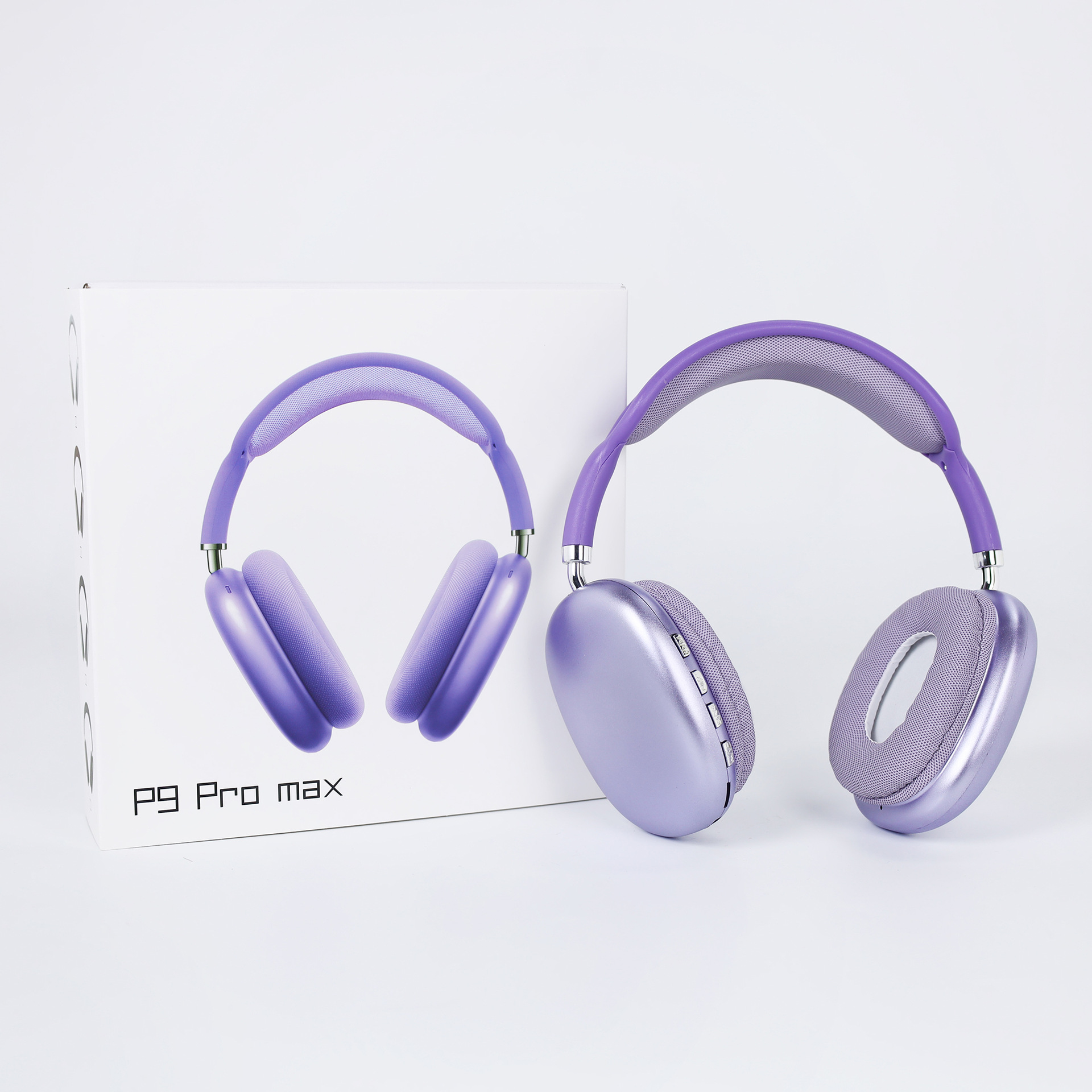 Auriculares inalámbricos supraaurales Huaqiangbei - Nuevo modelo transfronterizo, con Bluetooth y micrófono, en stock de fábrica, cómodos para uso prolongado, batería de larga duración