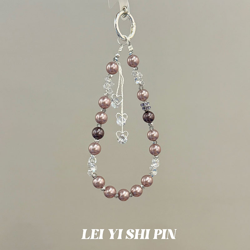 [Mel Peach Oolong] nuevo diseño de cuentas dulces nicho hermosa cadena de teléfonos móviles de cuentas de alta gama cadena de teléfonos móviles