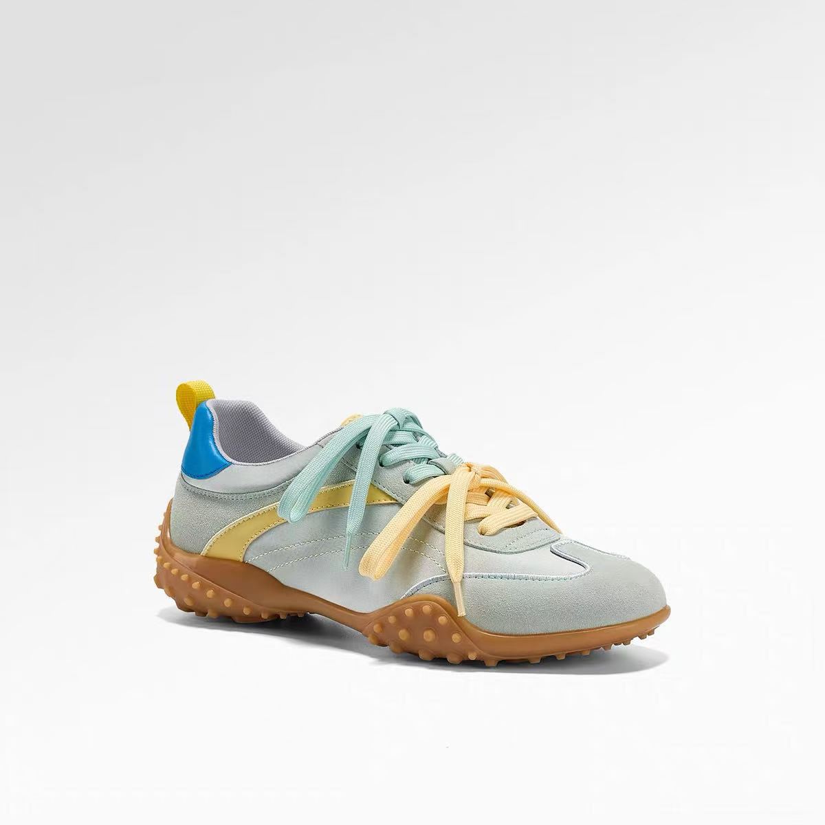 Unisex-Retro-Laufschuhe mit Farbblock-Design, leichte, modische Slip-On-Tennisschuhe für Damen und Herren_voghion.com