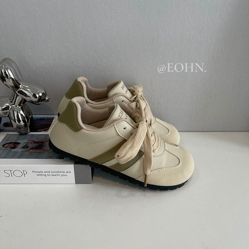 B3518 американская мягкая подошва ретро модная повседневная обувь для детей весна 2025 новая дикая немецкая обувь низкая банда