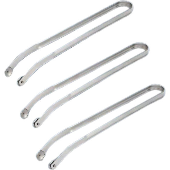 Amazon Hot Selling Stainless Steel Grilled Steak Clip Hot Dog Flip Clip Multi-function Long Bread Clip Anti-scalding Food Clip