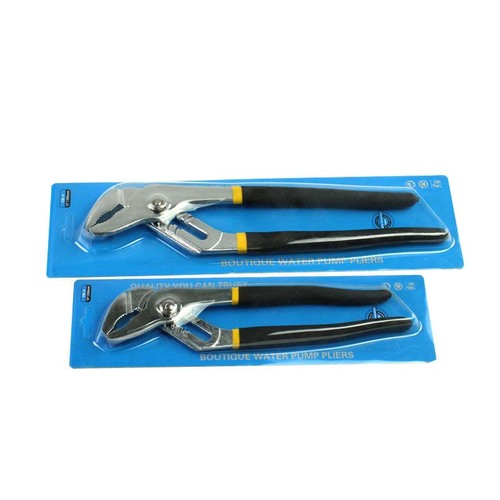 Manufacturer A6 type electroplating neutral English packaging adjustable large opening water pipe pliers round mouth 10 inches 12 inches water pump pliers