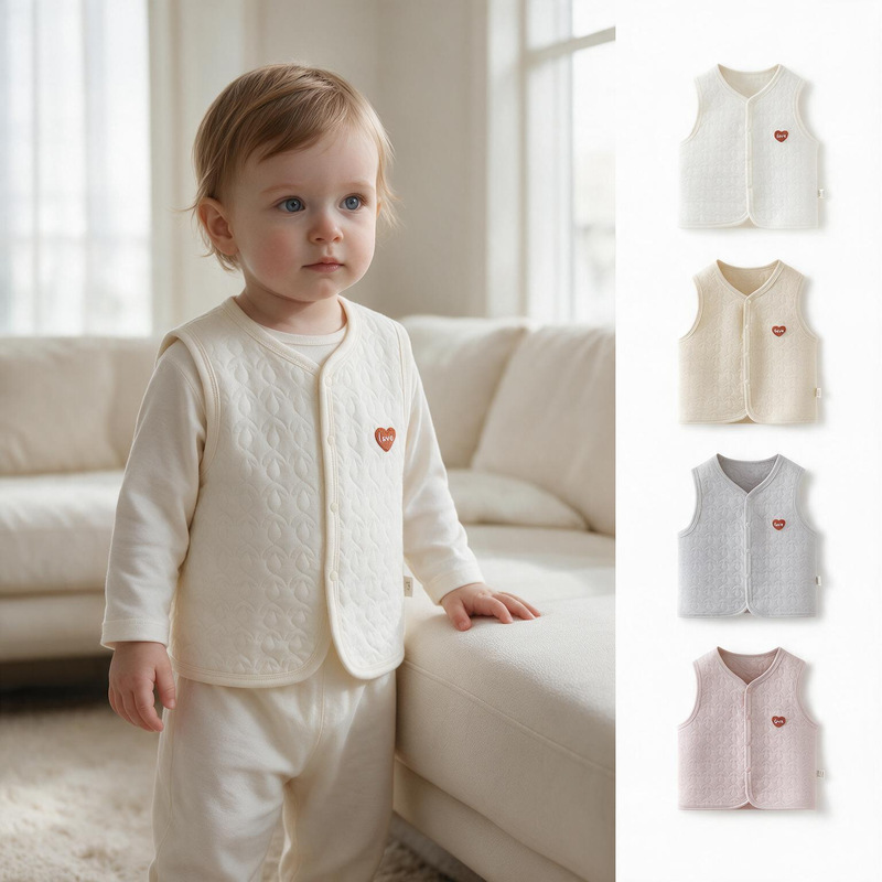Baby Vest for Spring, Autumn, and Winter, Pure Cotton Warm Vest, Class A Newborn Air Cotton Baby Belly Protector, Wearable Vest Baby Vest for Spring, Autumn, and Winter, Pure Cotton Warm Vest, Class A Newborn Air Cotton Baby Belly Protector, Wearable Vest