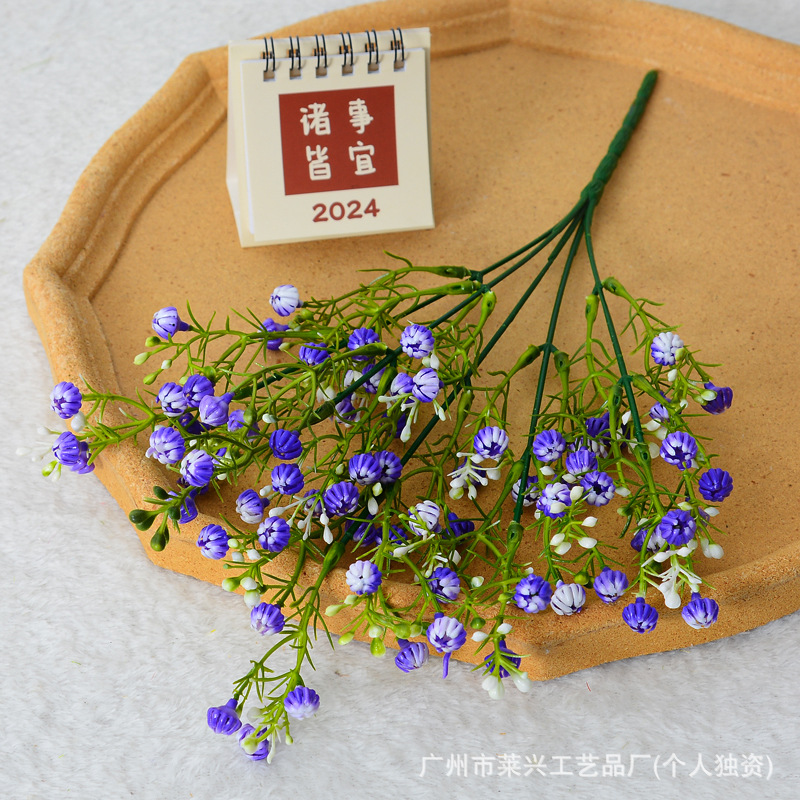 Ramo Artificial de Estrellas Fugaces (Limonium), para Bodas y Decoración del Hogar