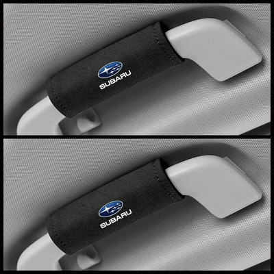 cover car roof armrest gloves | Sürətlər qutusu və əl tormozu başlıqları - subaru-black-suede-pull-gloves-pair