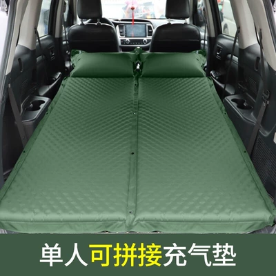 Vehicle-mounted inflatable bed, bed sleeping mat for self-driving