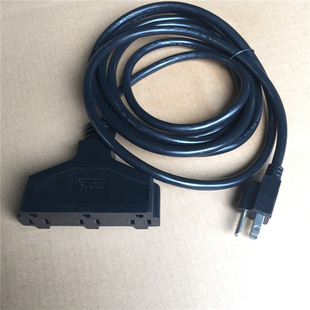 Manufacturers produce American power cord three-core American male and female plug-in extension cord American gauge transparent power cord plug