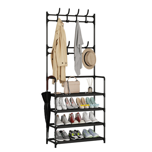 Simple Wardrobe Hanger, Foreign Trade Shoes and Hats Rack, Minimalist Rental House Clothing Rack, Multi-layer Assembled Home Use Versatile Clothes Rack
