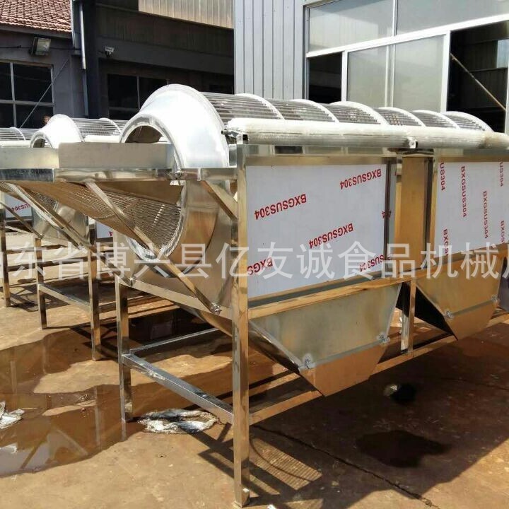 厂家供应 新款不锈钢大枣分级机 果蔬筛选分级机 大枣生产线