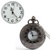 Commemorative pocket watch suitable for men and women, quartz watches, antique necklace for elderly, wholesale, Birthday gift