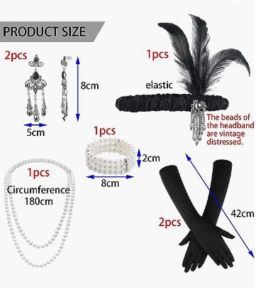 1920 puerta Zibi accesorios de las mujeres traje ropa deflector tocado diadema banda de pelo transfronteriza europea y americana