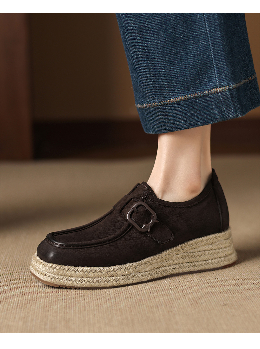 CHIKO Chickoa Square Toe Flatforms Oxfords Shoes