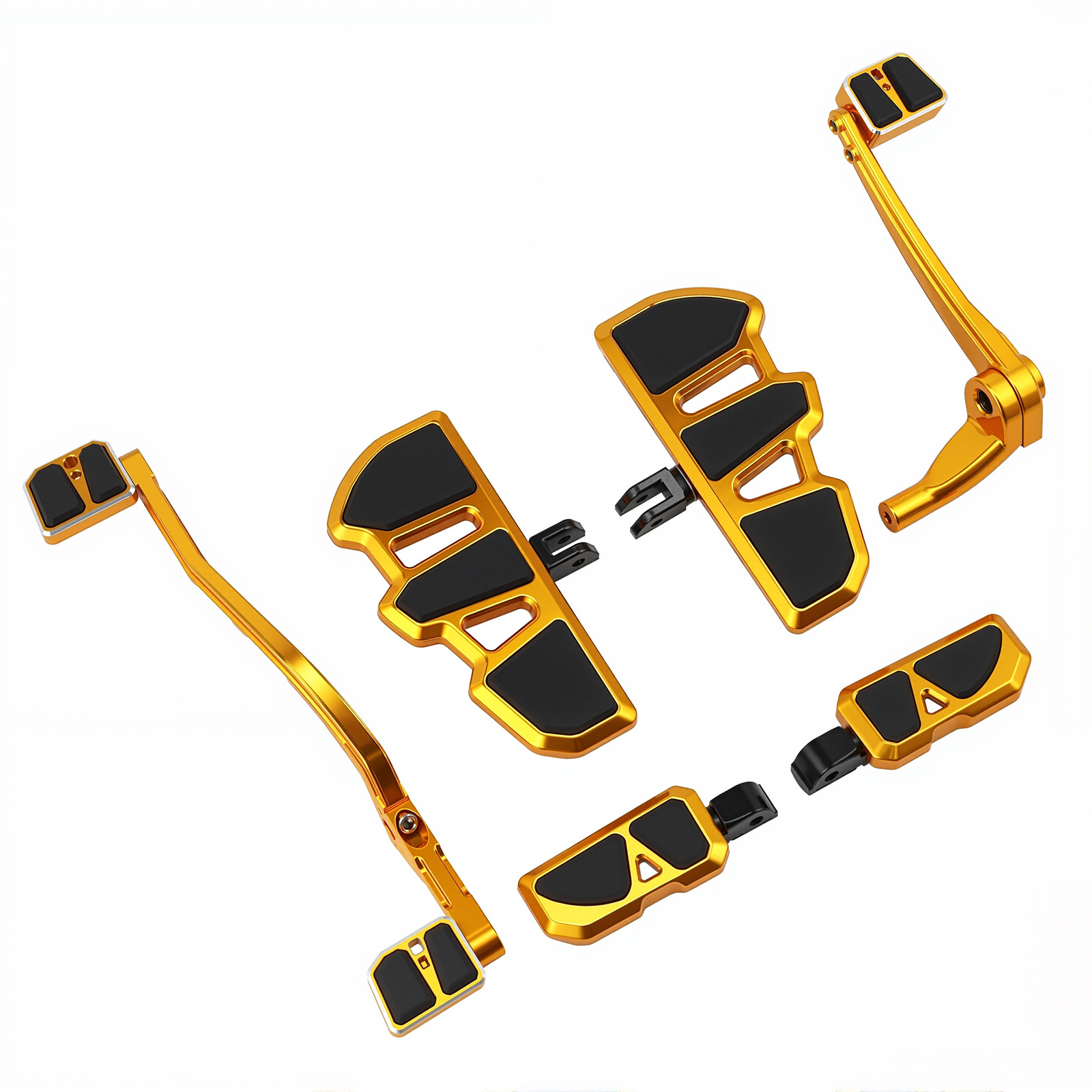 Suitable for Harley Softail Street Glide Road King Dyna Glide Driver and Passenger Footrest Brake Lever Gear Shift Lever