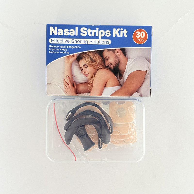 Tiras nasales magnéticas transfronterizas, clips nasales, expansores de respiración, dispositivo antirronquidos, tiras nasales de ventilación, fabricante original.