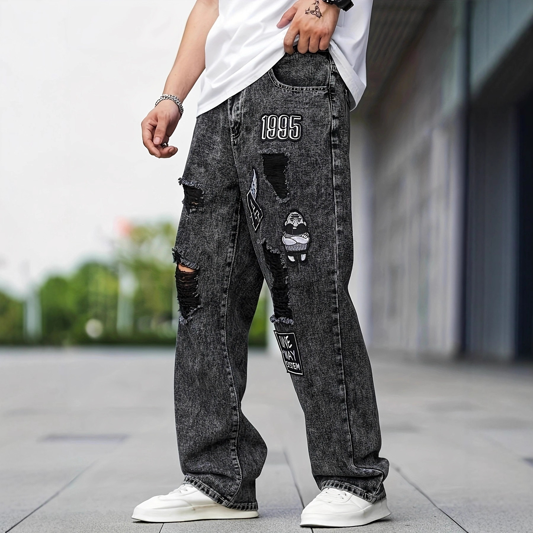 European And American Style Men's Fashion Denim Trousers Men's New Jeans_mkmklike.com