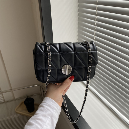  Summer New Fashion PU Chain Strap Bag Shoulder Crossbody Small Purse Women's Bag Support Large Wholesale Mixed Batch