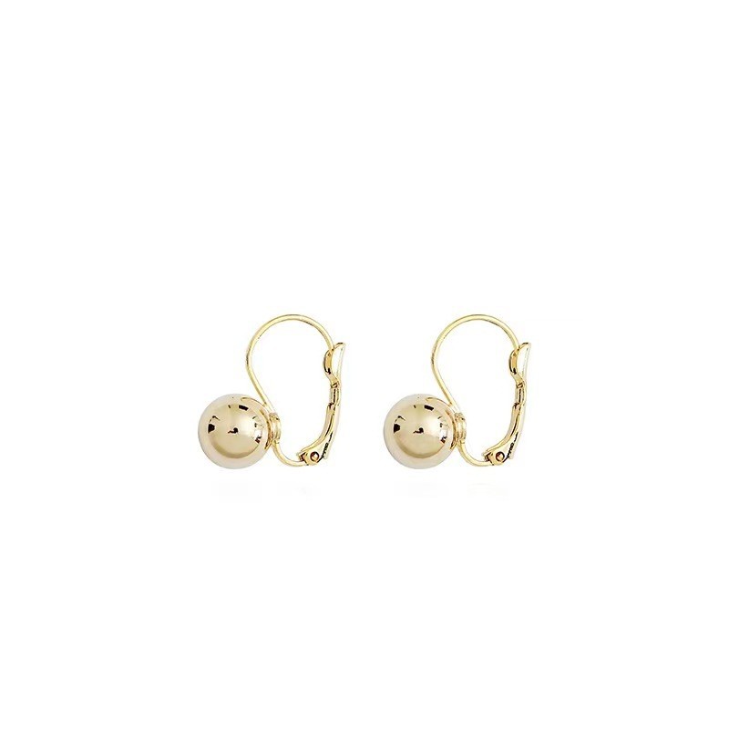 Women'S Gender Plating Design 1 Pair Retro Ball Plating Alloy Earrings