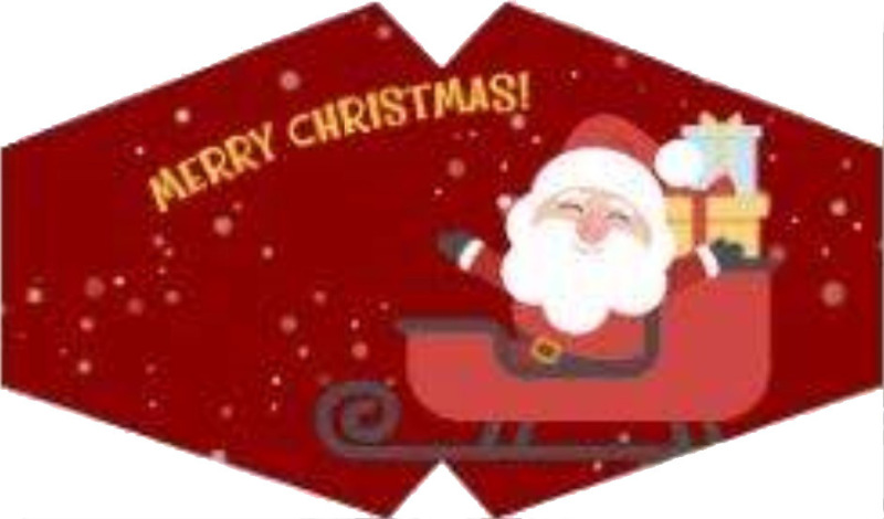 2025 クリスマスギフト綿マスクプリントクリスマスマスク工場スポット卸売クロスボーダー専用マスク|undefined