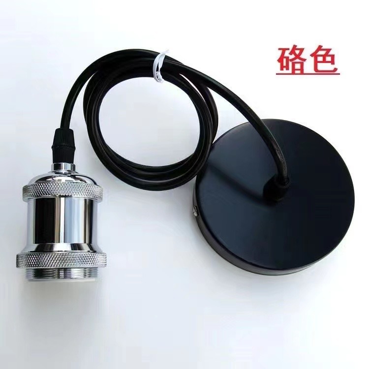 Lámpara de aluminio vintage soporte de lámpara de viento industrial antiguo E27 lámpara de aluminio con alambre decorativo lámpara de candelabro base metálica