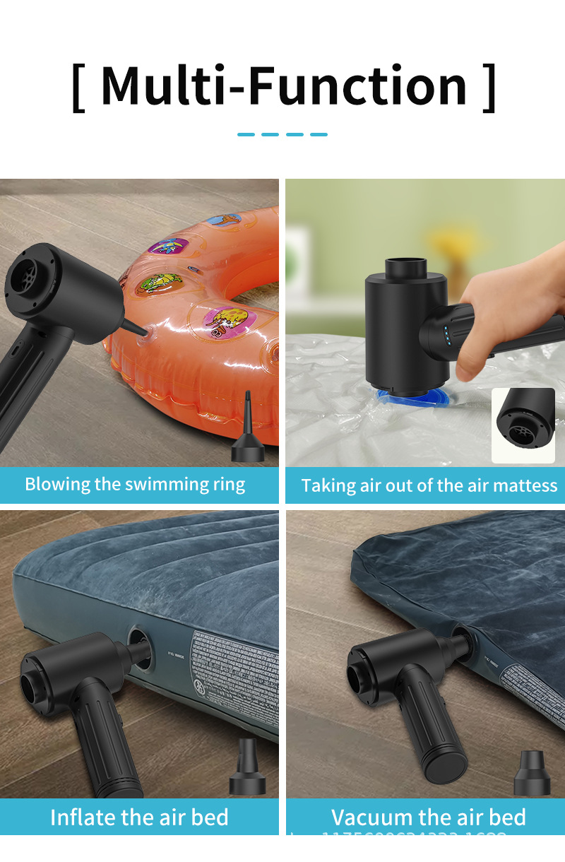 Rechargeable Car Vacuum Cleaner, Handheld, Small Size, Strong Suction, Dual-Use for Car and Home, Exclusively for Cross-Border Sales