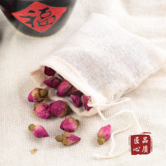 純綿の材料は袋の漢方薬の布袋を包んで茶袋を煮ます。