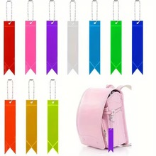 多色可选学生书包反光挂件pvc钥匙扣配饰双面反光挂饰钥匙扣警示