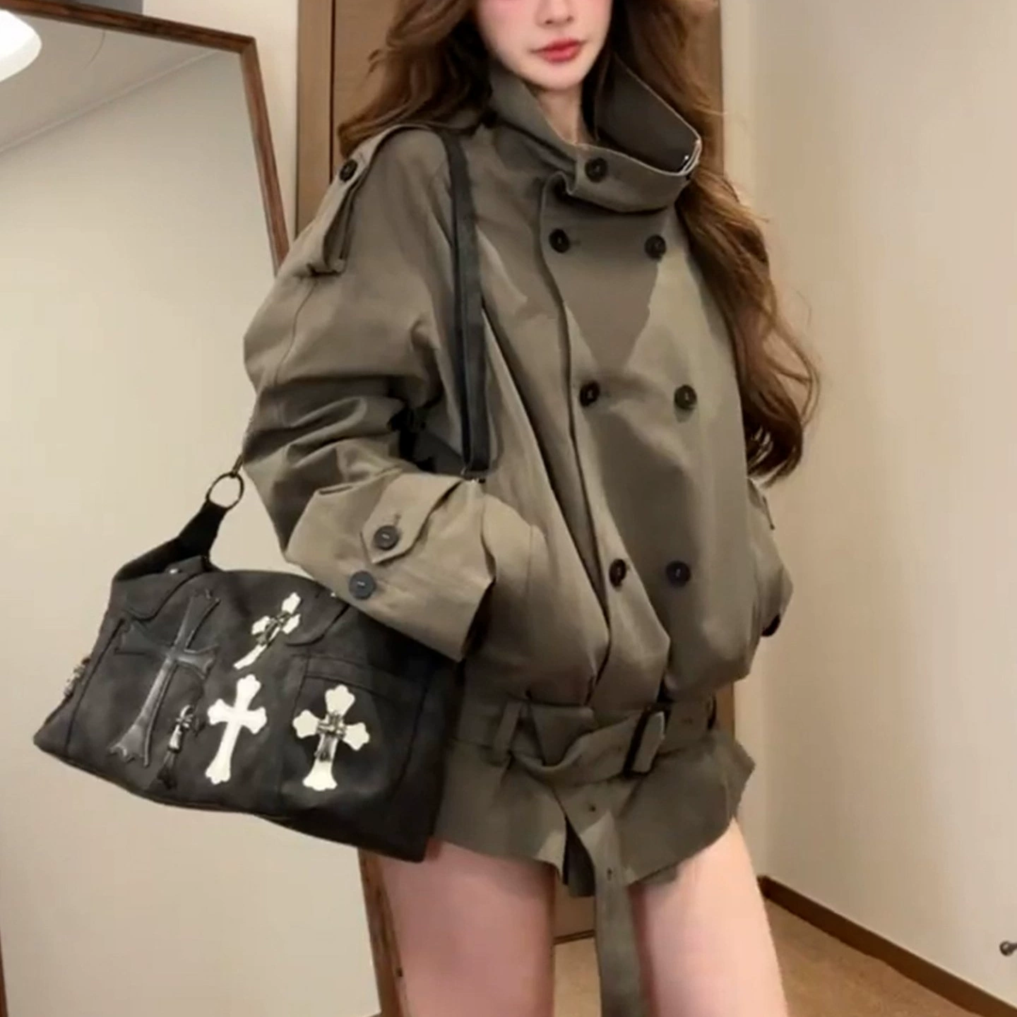 Дизайн trench coat, куртка, осень, 2026 год, тренд сезона